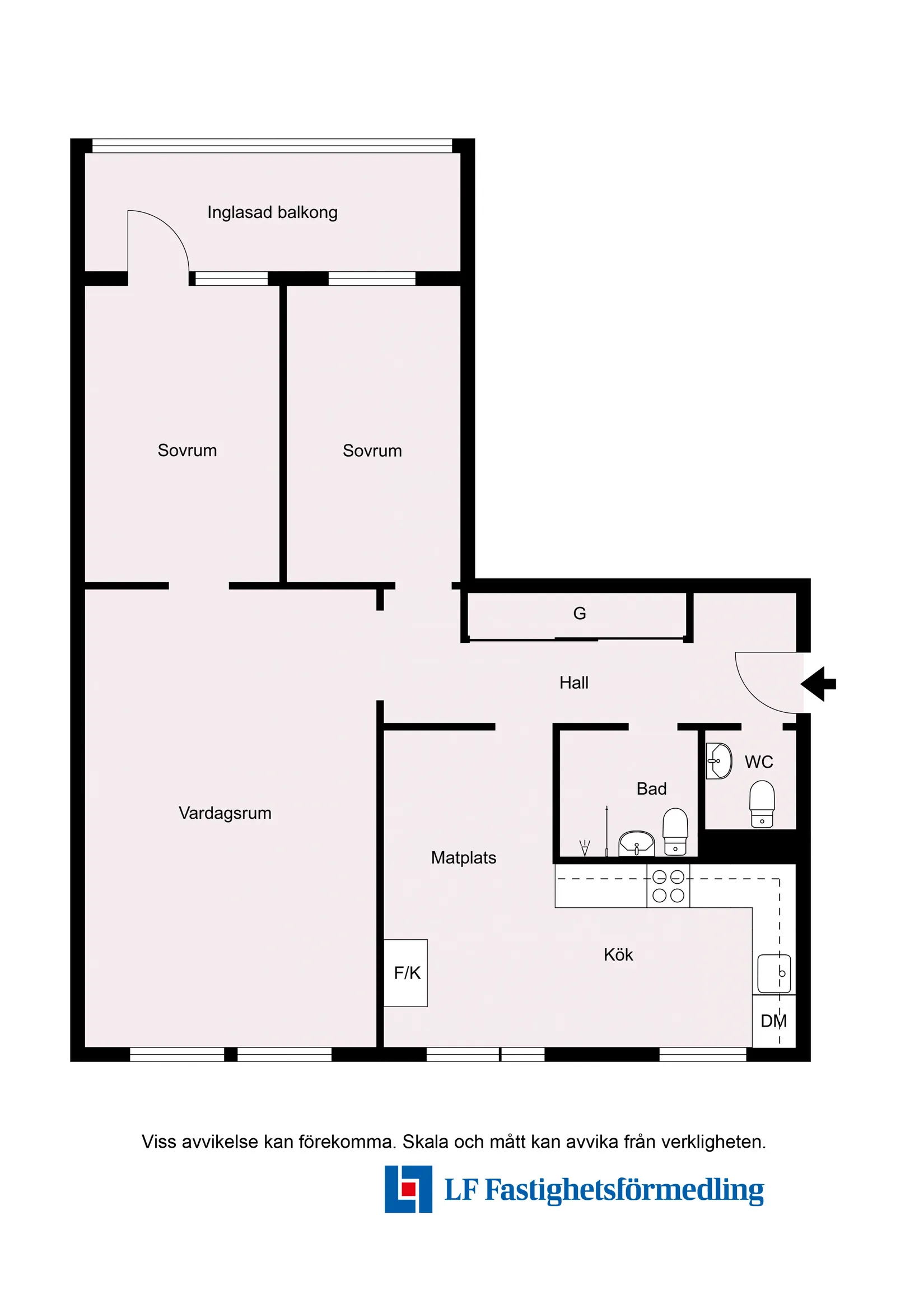 Bostadsrätt, Aktrisgatan 12, Lindeborg, Malmö