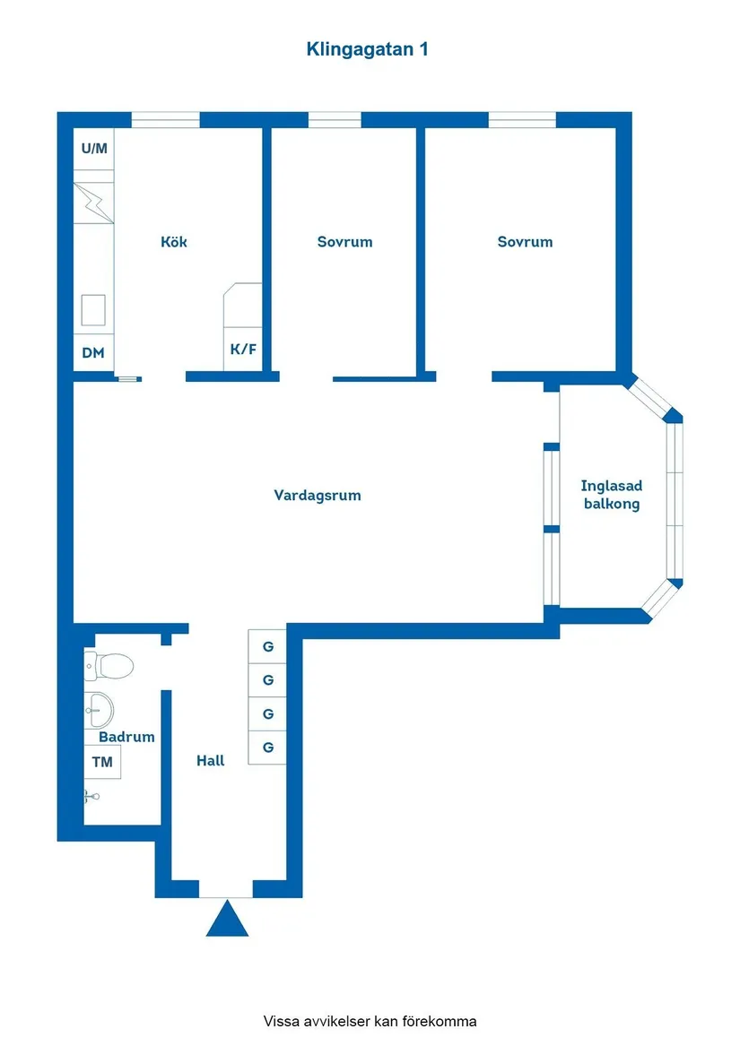 Bostadsrätt, Klingagatan 1, Skarphagen, Norrköping