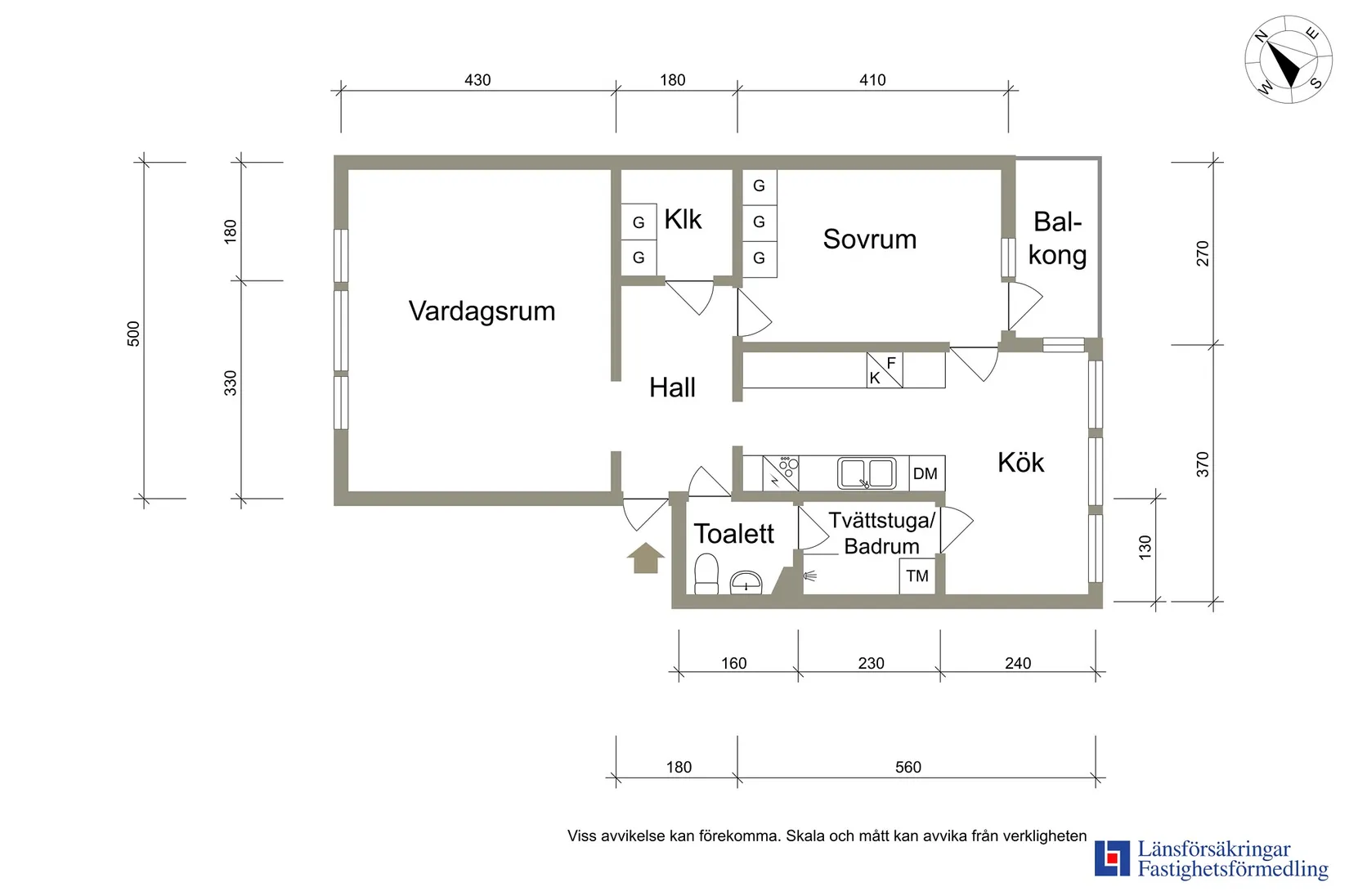 Bostadsrätt, Östergårdsgatan 6A, Herrljunga