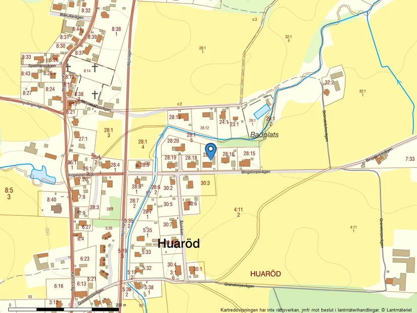 Villa, Bingstorpsvägen 11, Huaröd, Kristianstad