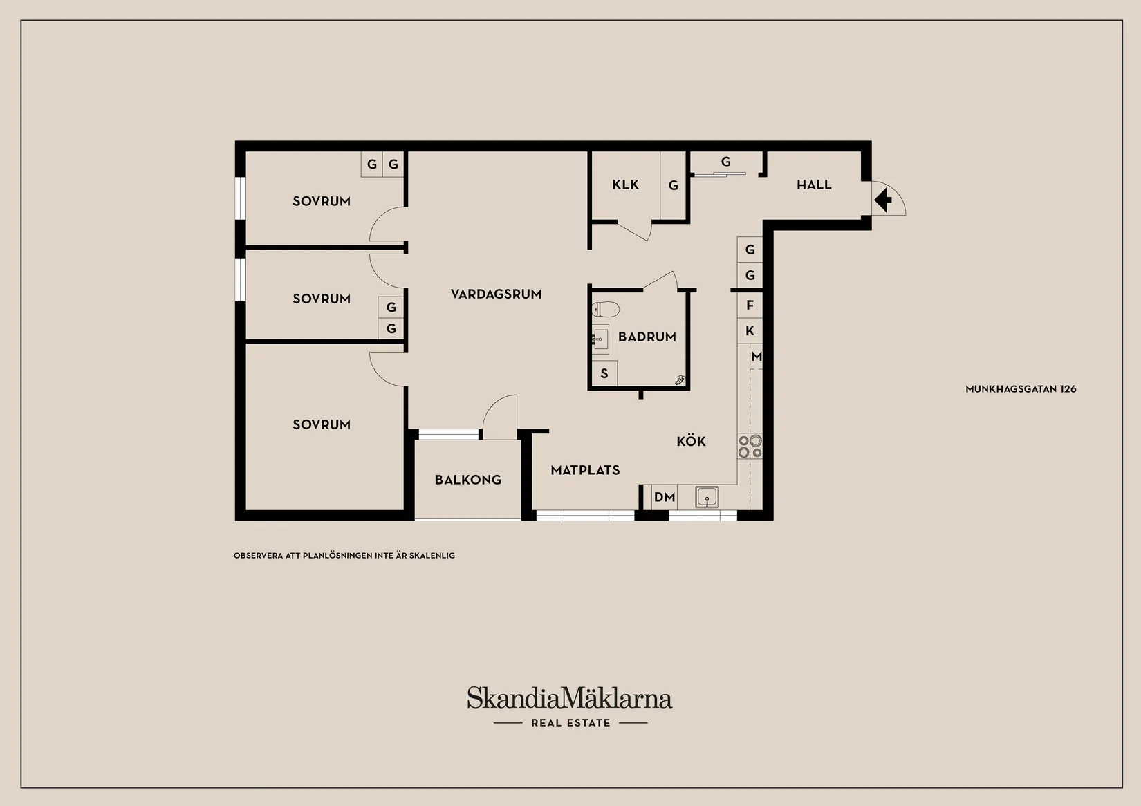 Bostadsrätt, Munkhagsgatan 126, Johannelund, Linköping