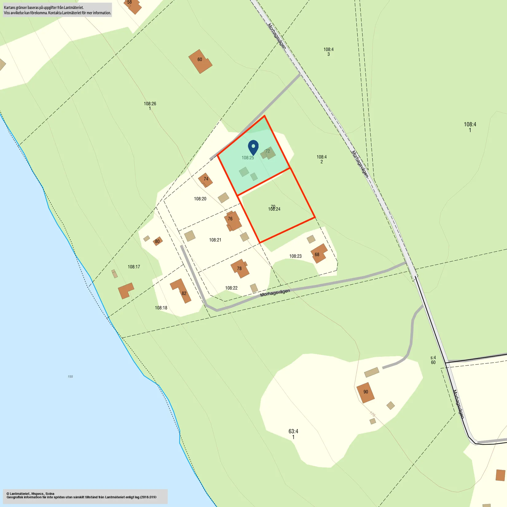Fritidshus, Morhagsvägen 70 & 72, Morhagen, Ludvika