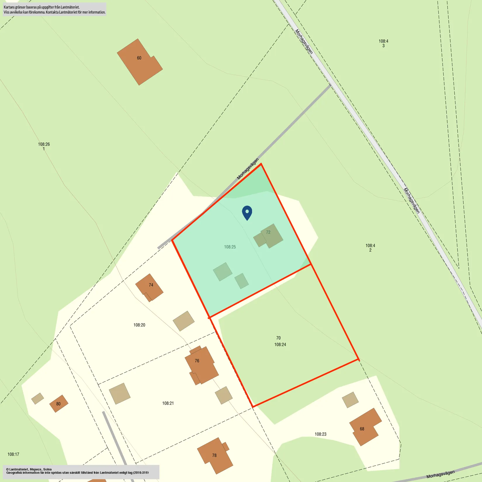 Fritidshus, Morhagsvägen 70 & 72, Morhagen, Ludvika
