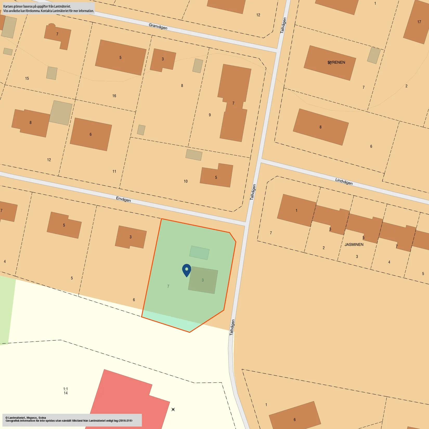 Villa, Tallvägen 3, Hälletorp, Härnösand