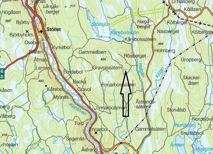 Tomt, Gravol 1:106, Gravolsätern, Torsby