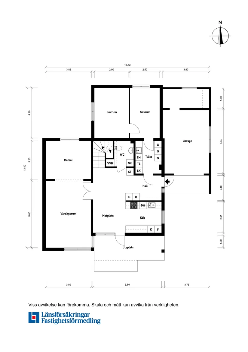 Villa, Radhus, Götagatan 13A, Stampen - Centralt, Alingsås