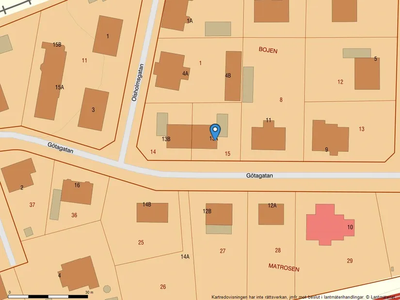 Villa, Radhus, Götagatan 13A, Stampen - Centralt, Alingsås