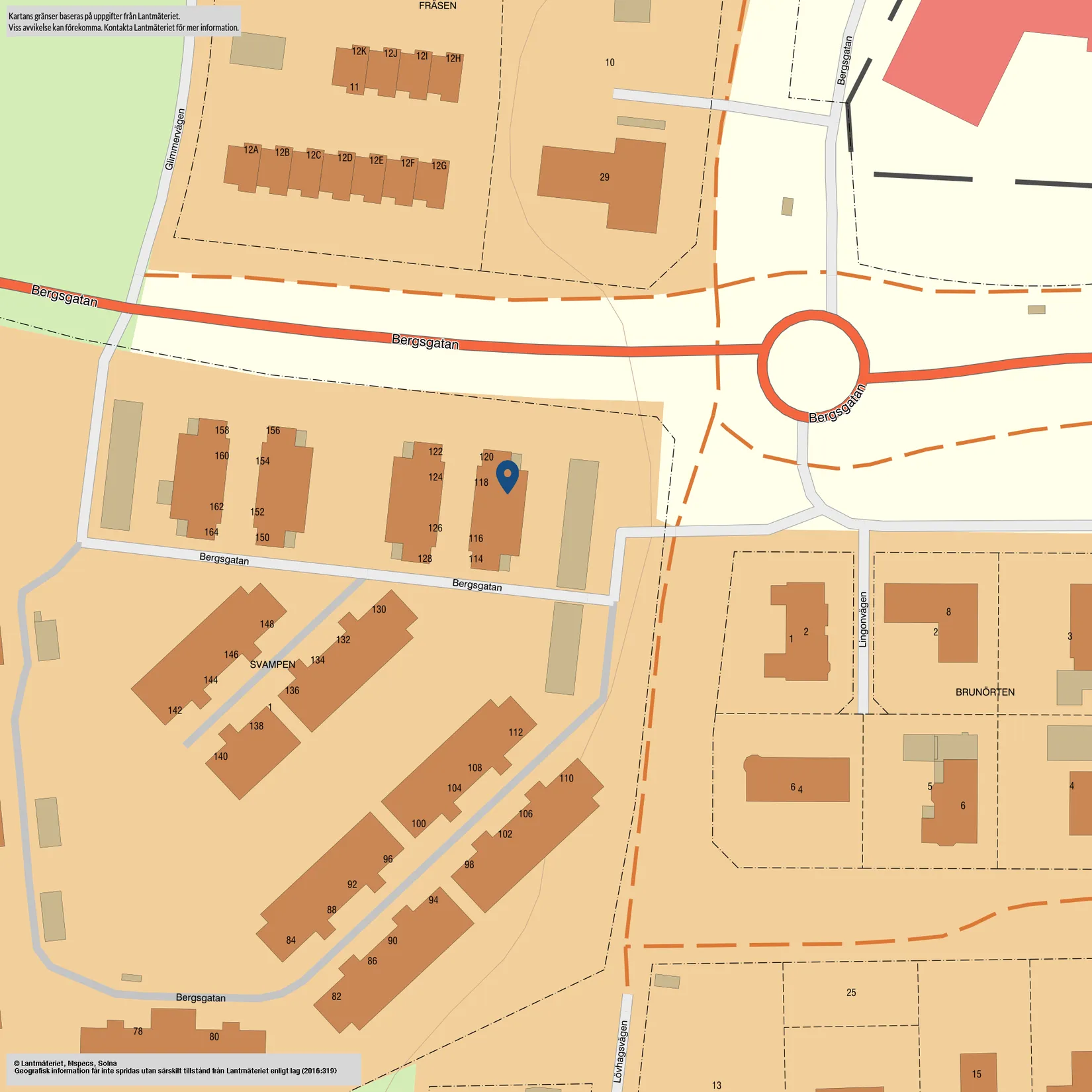 Bostadsrätt, Bergsgatan 118, Mariestad