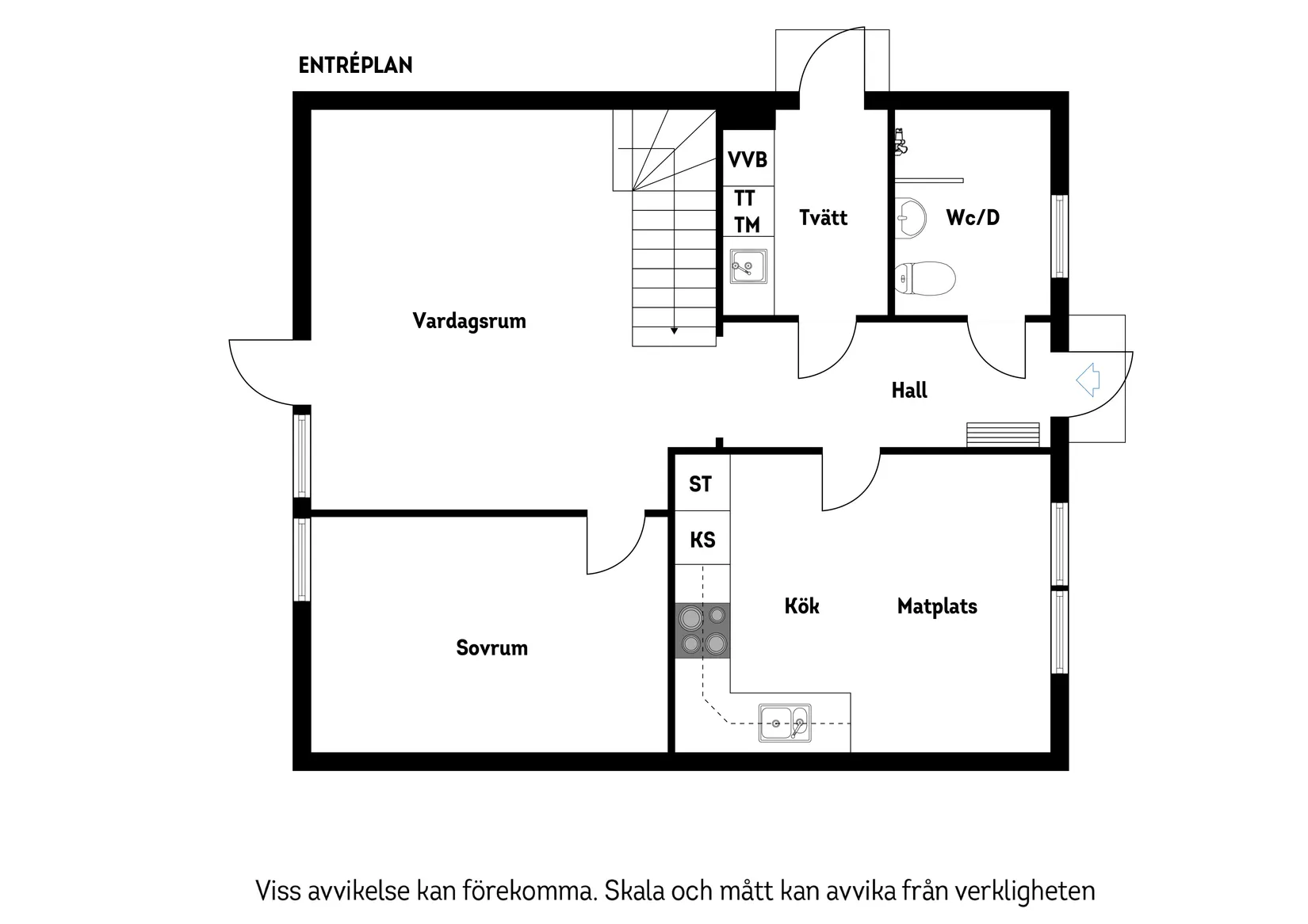 Villa, Radhus, Möllevägen 45 B, Stenskogen, Höör
