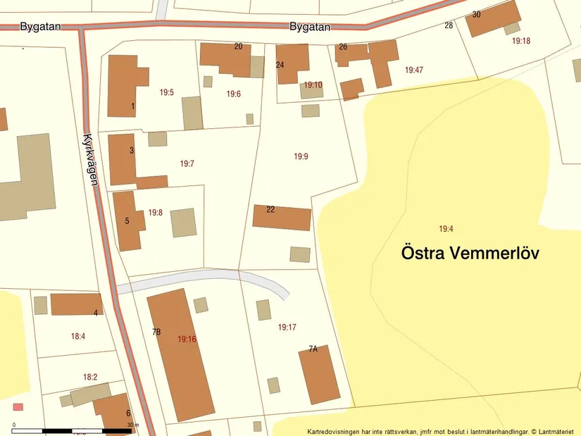 Villa, Bygatan 22, Östra Vemmerlöv, Simrishamn