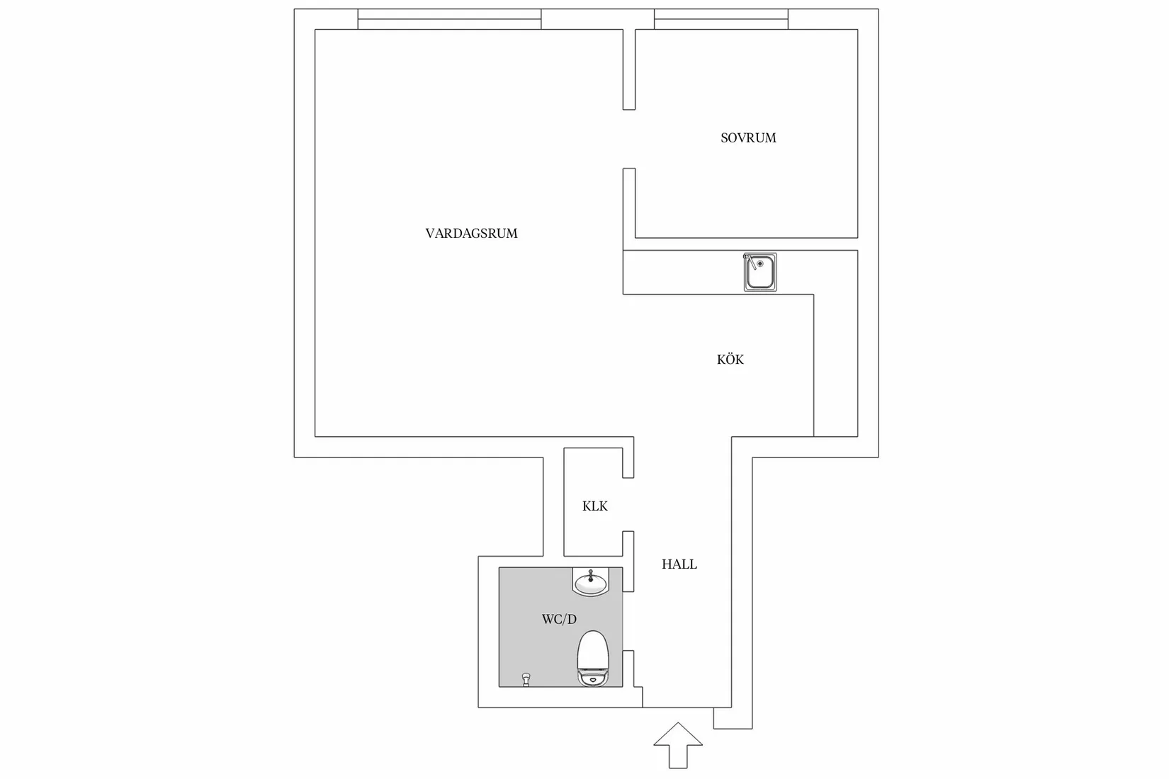 Bostadsrätt, Östra Kristinelundsvägen 12A, Slottsstaden, Malmö
