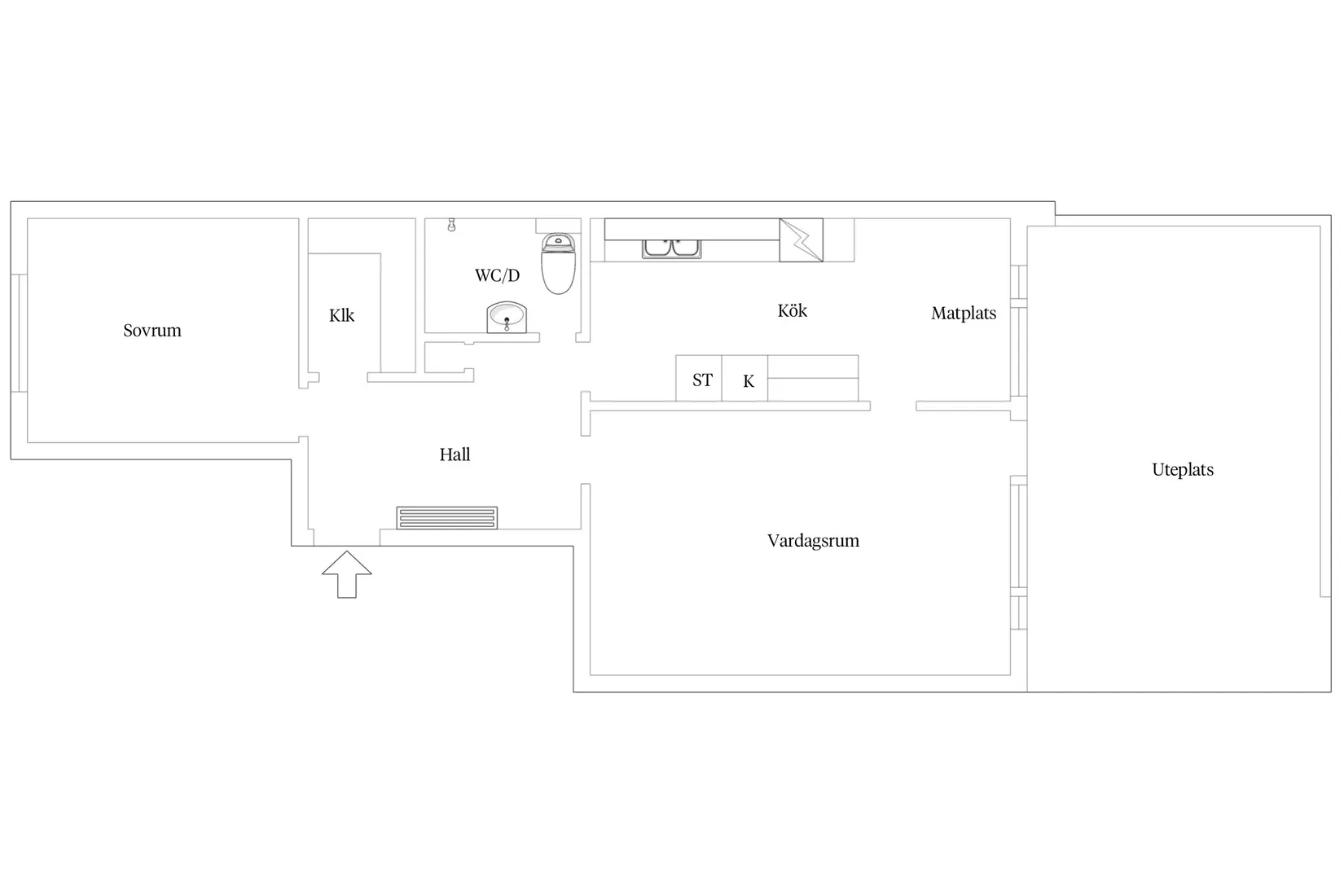 Bostadsrätt, Domaregatan 8D, Elineberg, Helsingborg