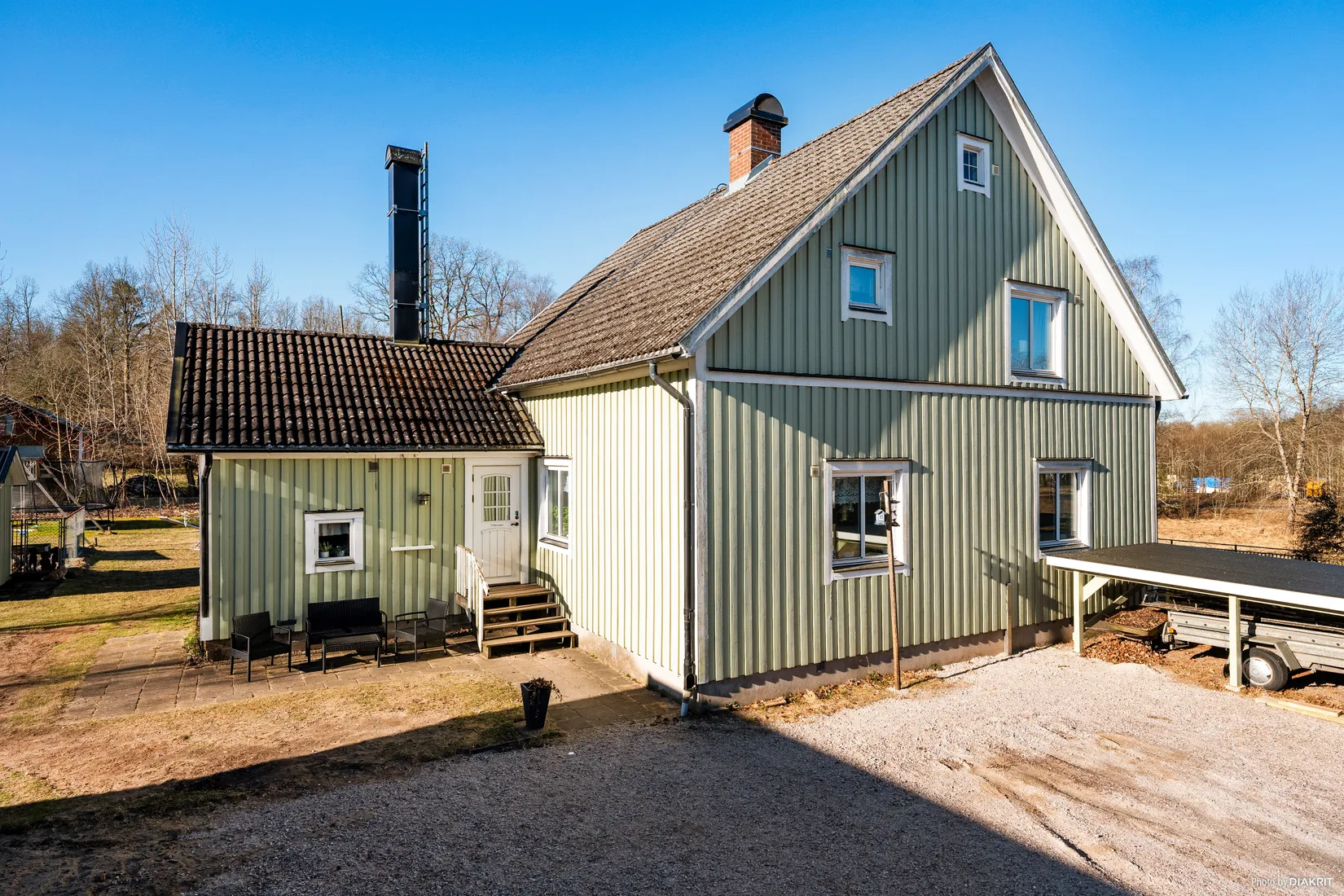 Villa, Bäck Solbacken 1, Bäck, Ljungby