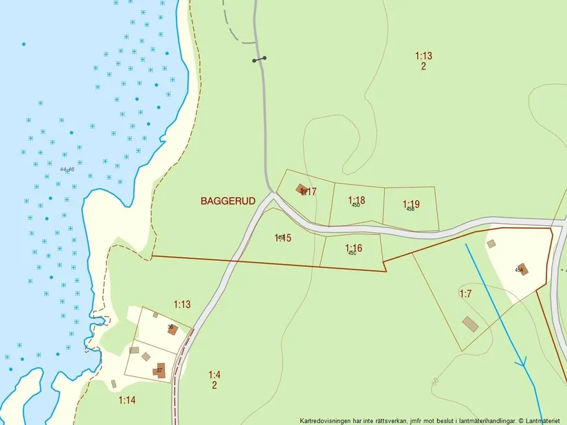 Tomt, Baggerudsvägen 45B-E, Baggerud, Kristinehamn