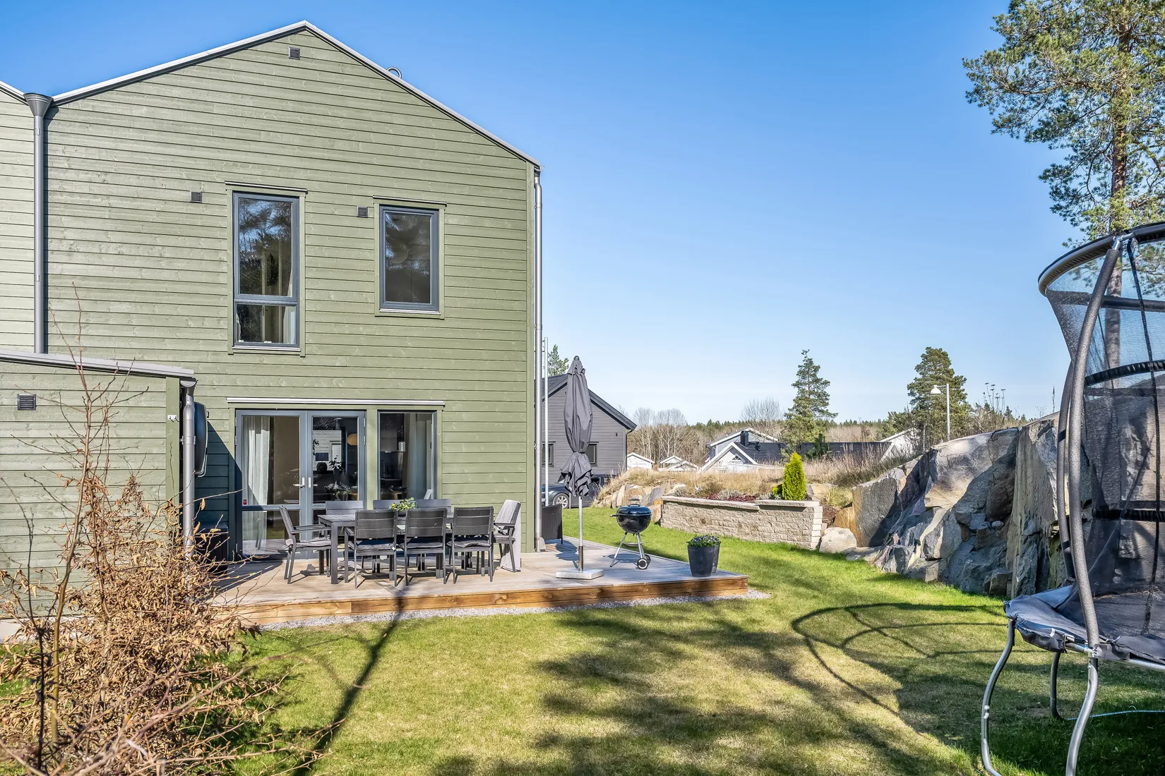 Radhus, Akrobatgatan 9A, Björkalund, Norrköping