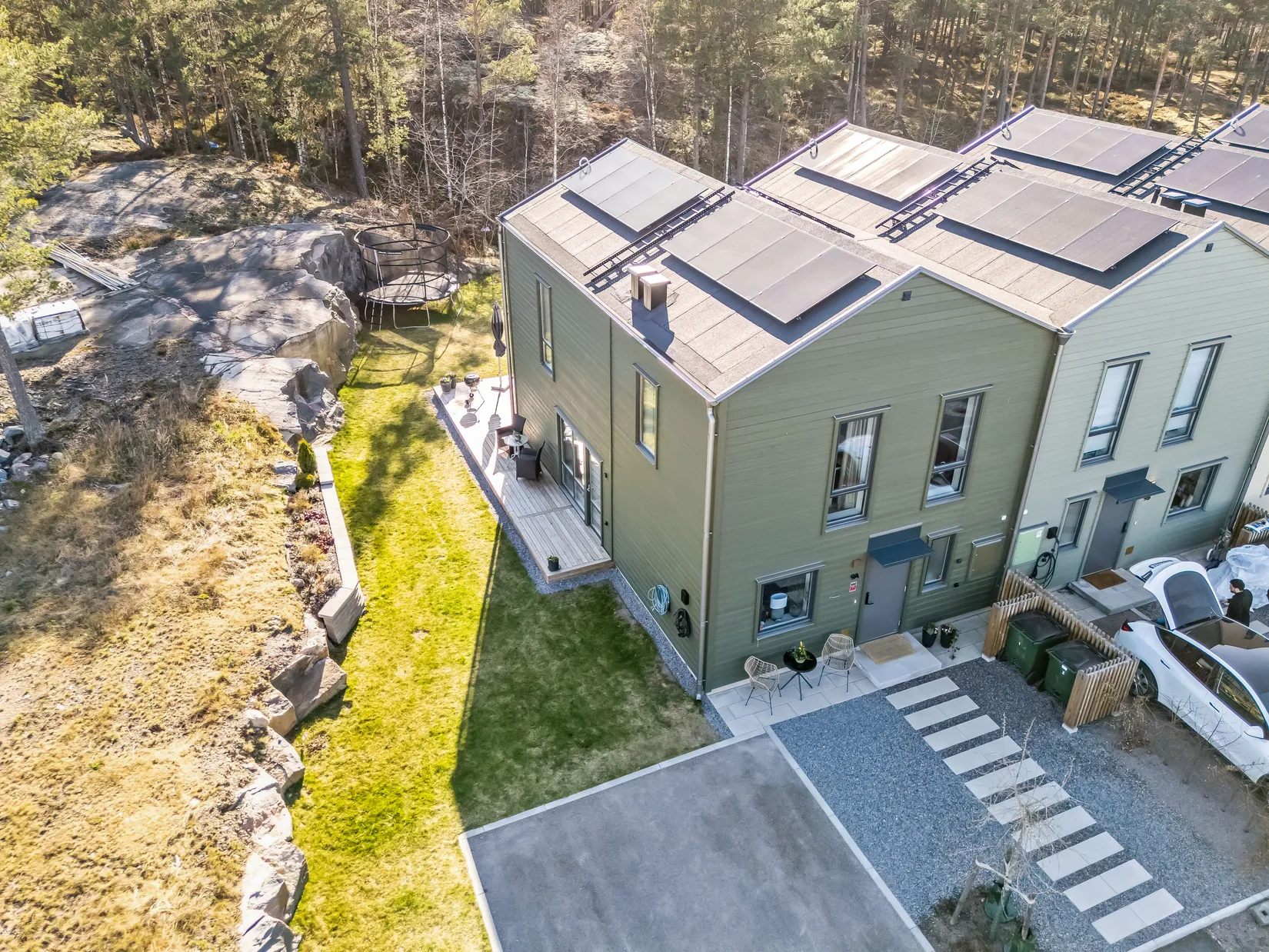 Radhus, Akrobatgatan 9A, Björkalund, Norrköping