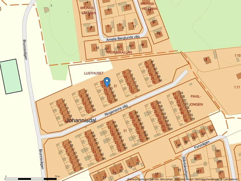 Villa, Ringensons väg 5E, Johannisdal, Köping