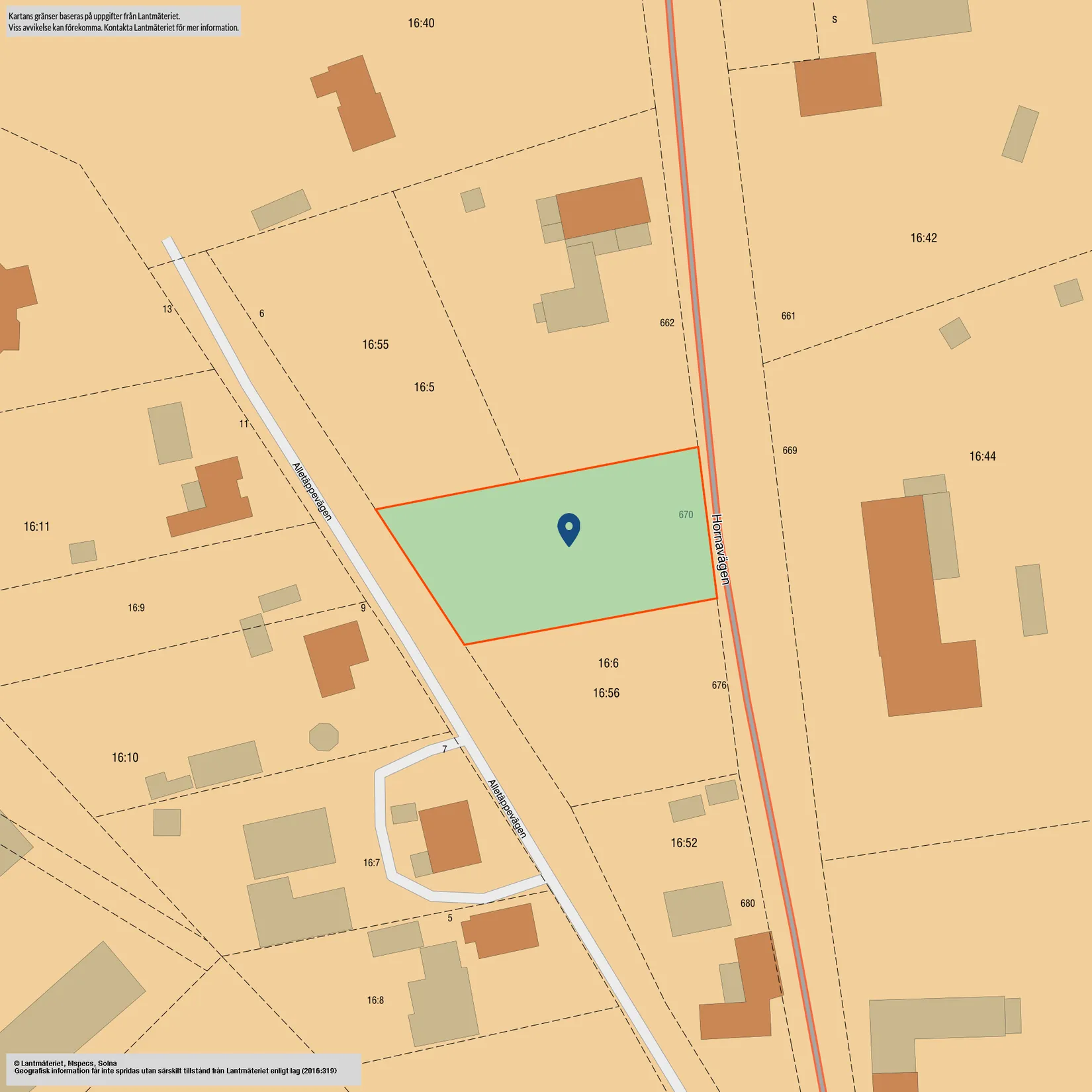 Villa, Hornavägen 670, Kristianstad