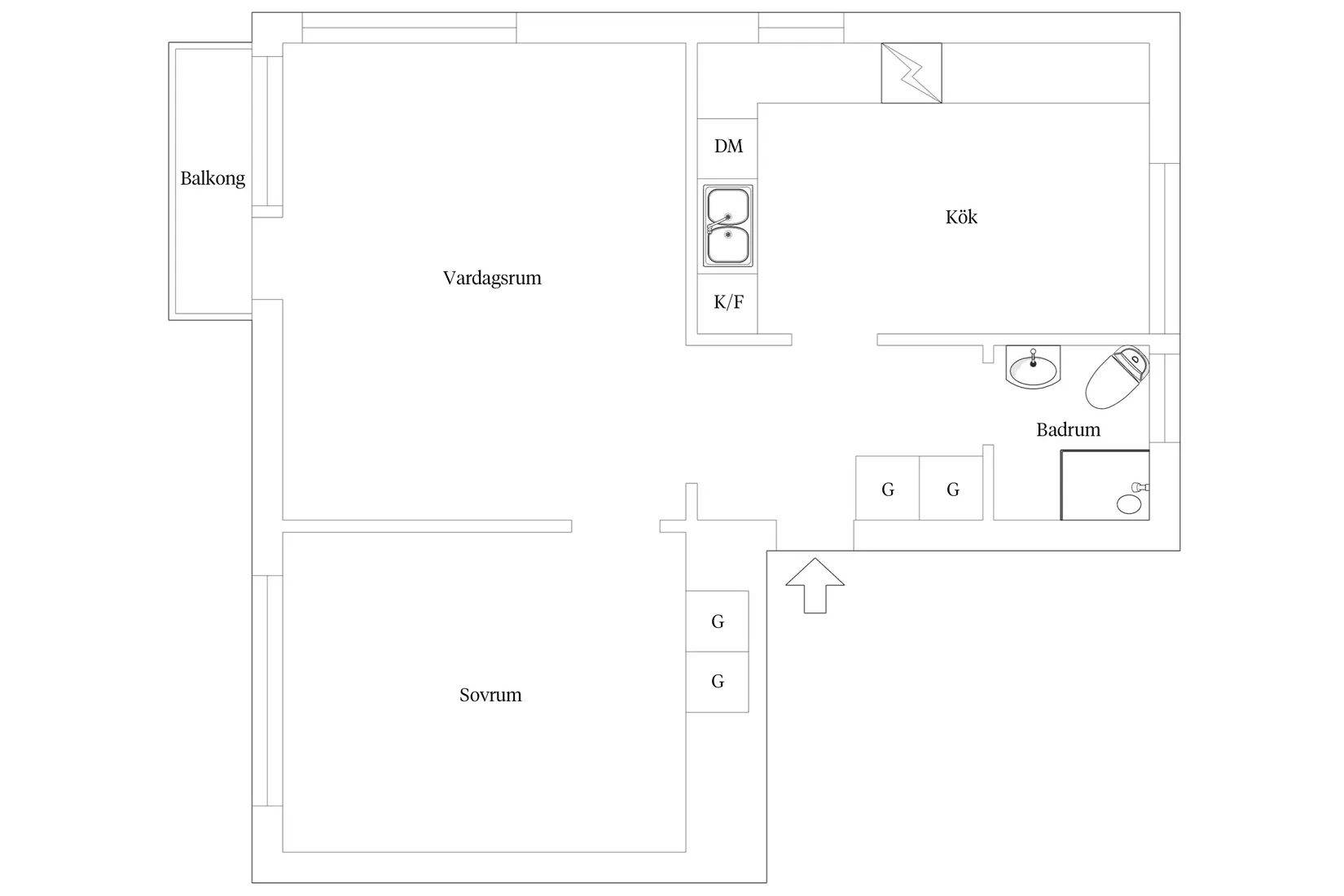 Bostadsrätt, Minnebergsvägen 27, Bromma - Traneberg, Stockholm