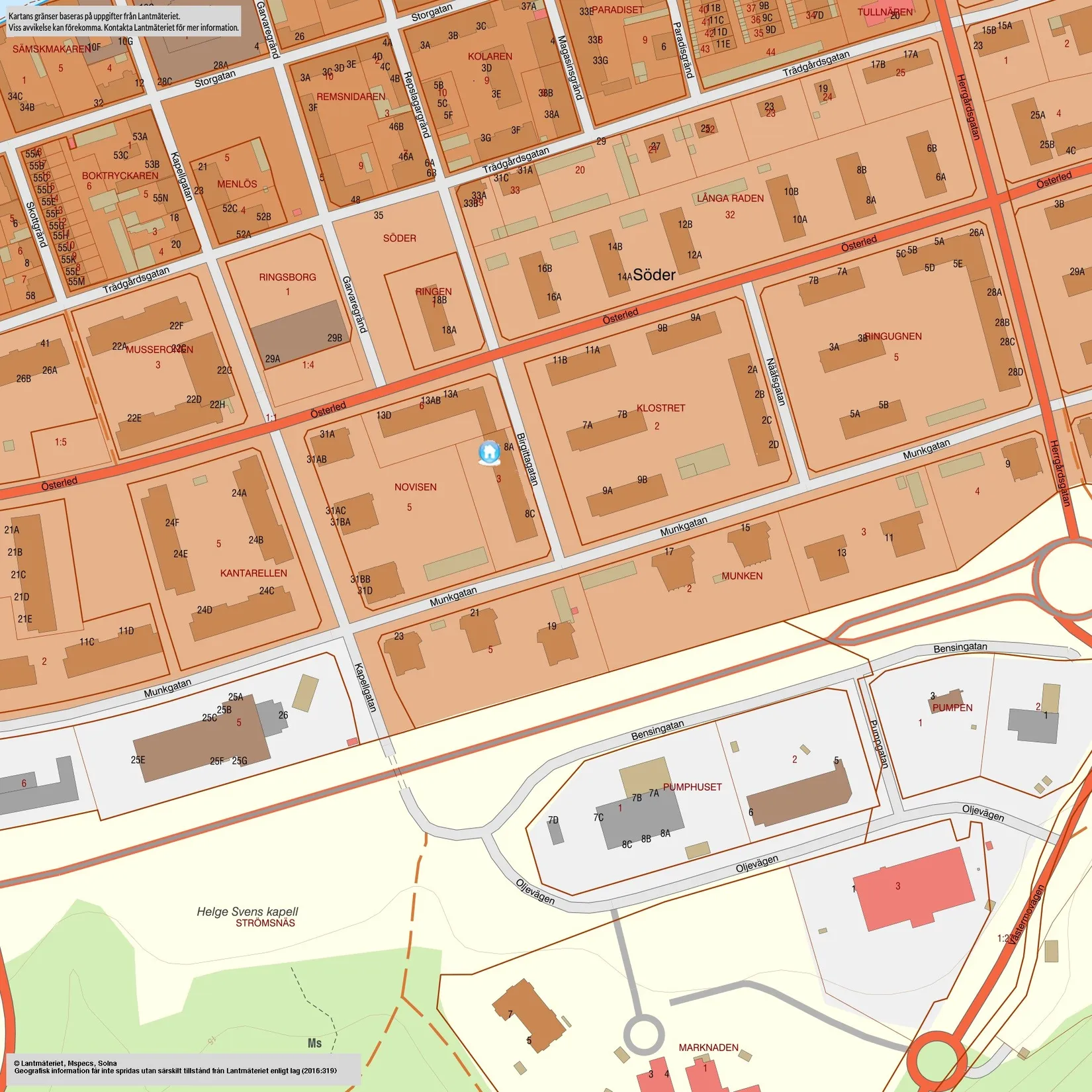 Bostadsrätt, Birgittagatan 8a, Nära centrum, Arboga