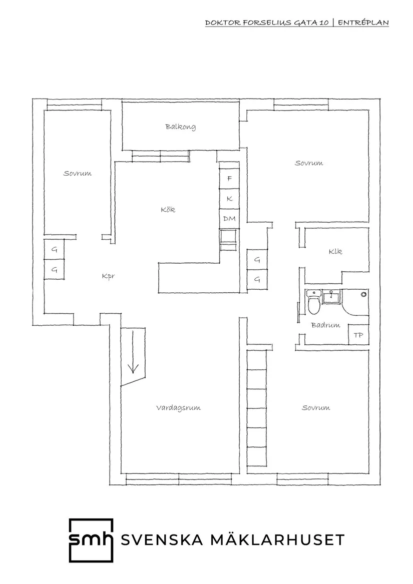 Bostadsrätt, Doktor Forselius gata 10, Guldheden, Göteborg