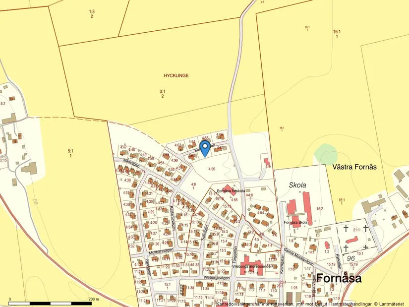 Tomt, Kometvägen 3, Fornåsa, Motala