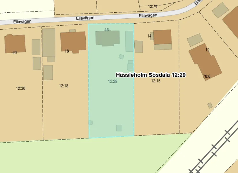 Villa, Ellavägen 16, Sösdala, Hässleholm