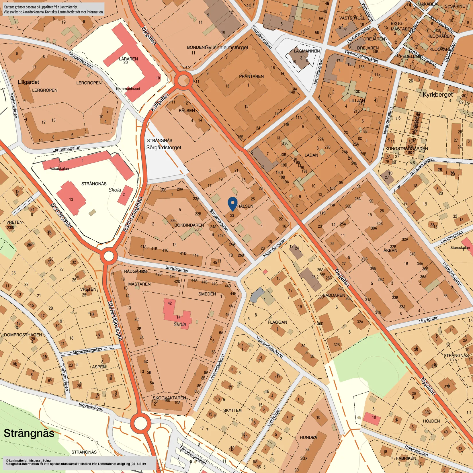 Bostadsrätt, Sörgärdsgatan 23, Centralt, Strängnäs