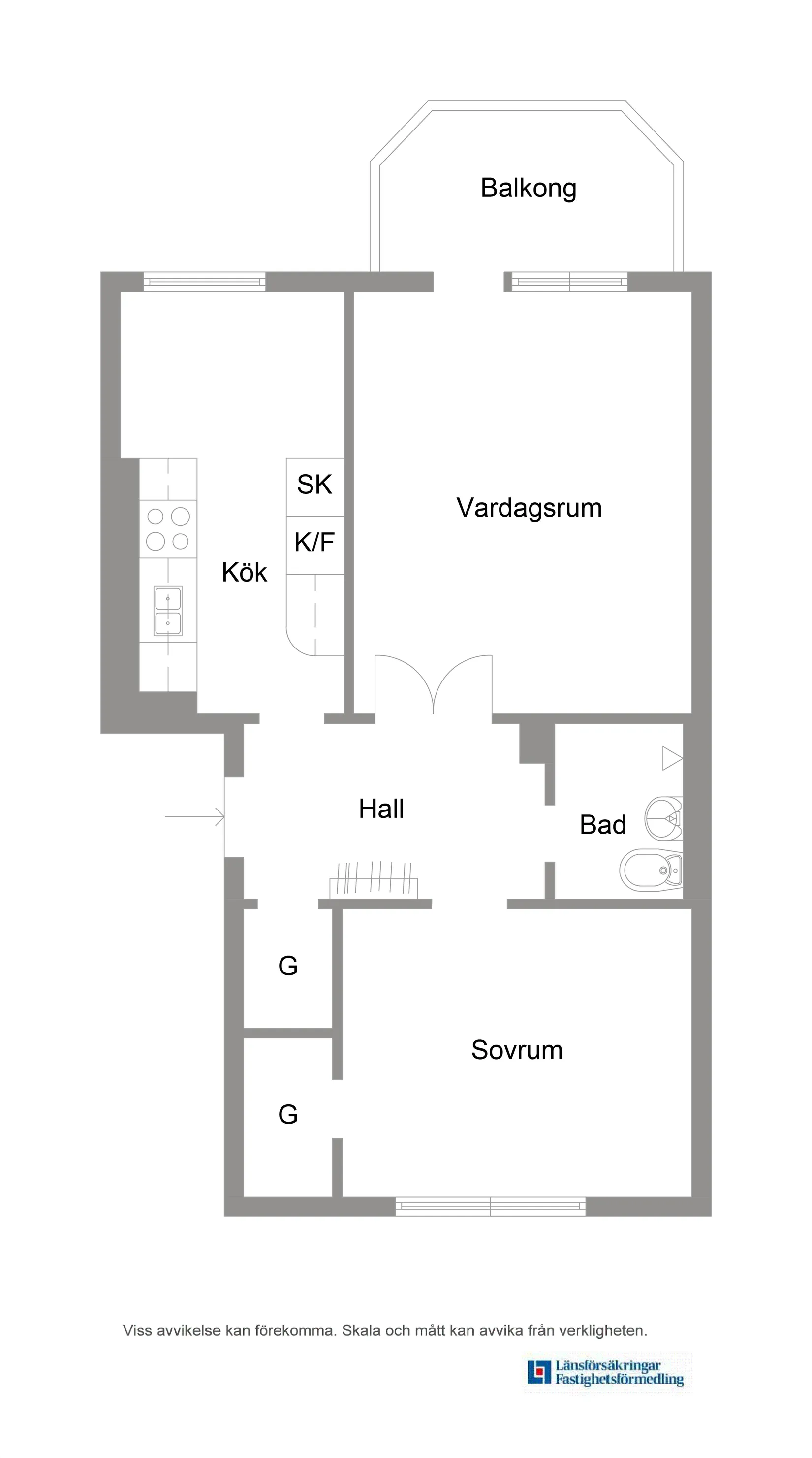 Bostadsrätt, Malmabergsgatan 79H, Haga, Västerås