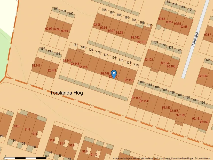 Villa, Radhus, Runslingan 175, Torslanda - Centrum, Göteborg