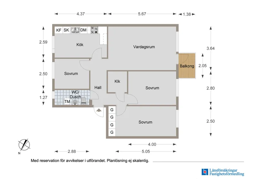 Bostadsrätt, Lenvädersgatan 25, Biskopsgården, Göteborg