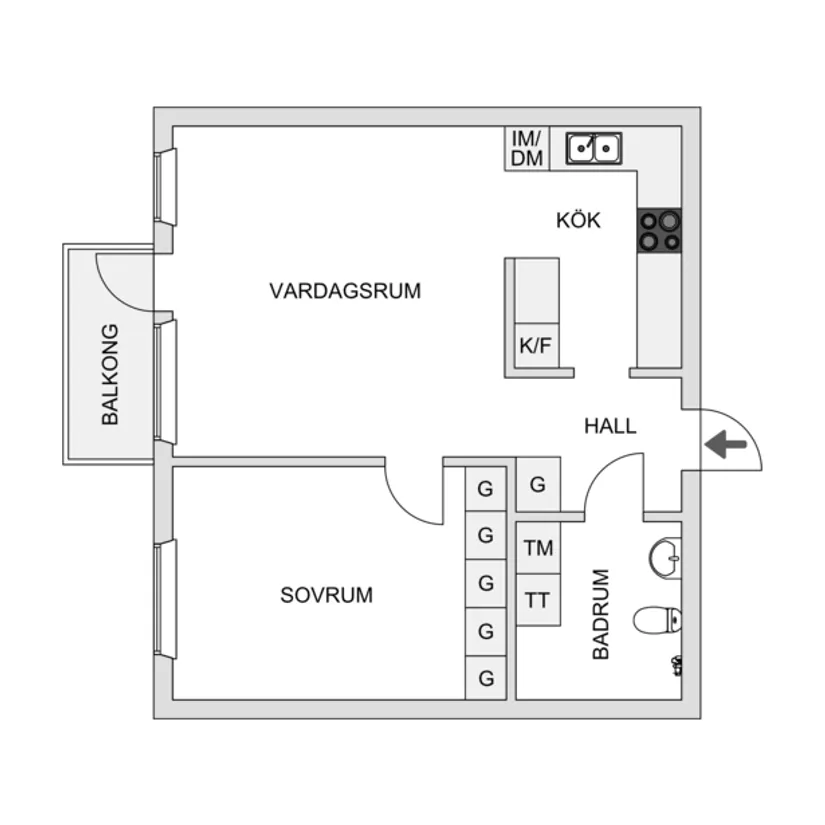 Bostadsrätt, Margretedalsvägen 11A, Frönäsområdet, Gnesta