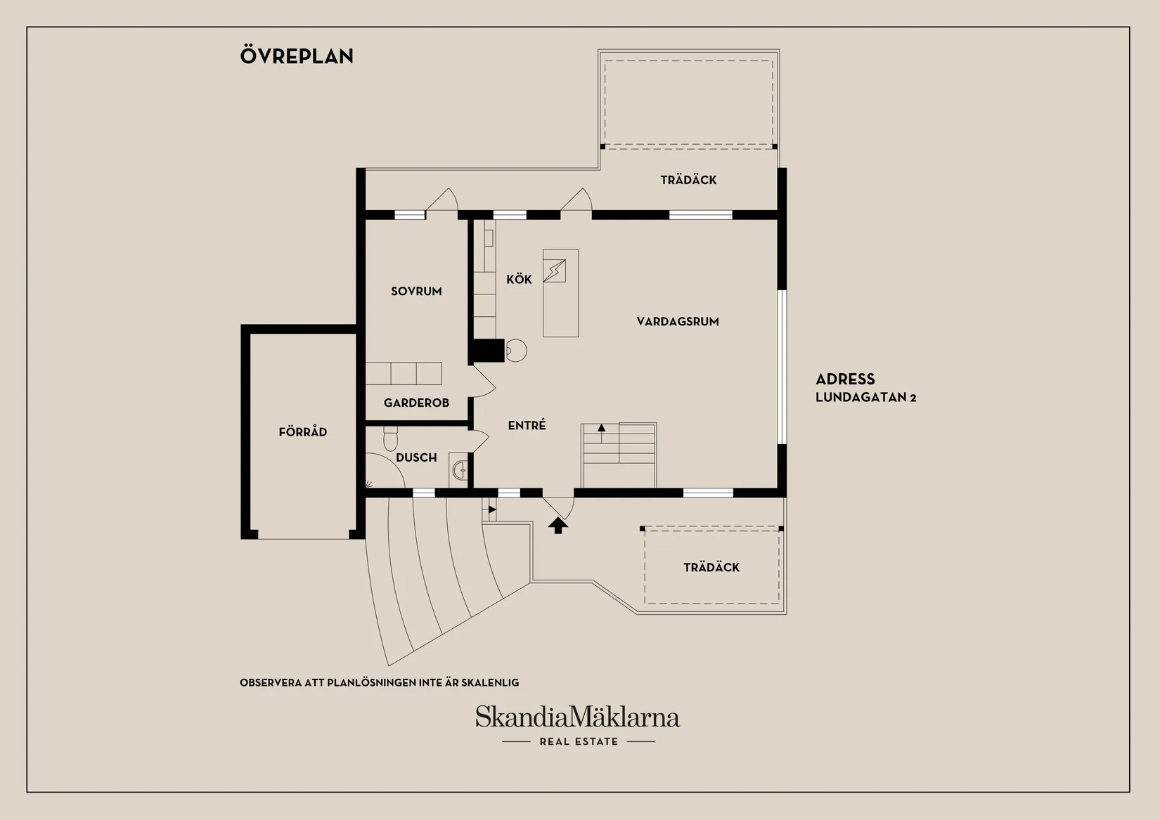 Villa, Lundagatan 2, Centralt, Trosa