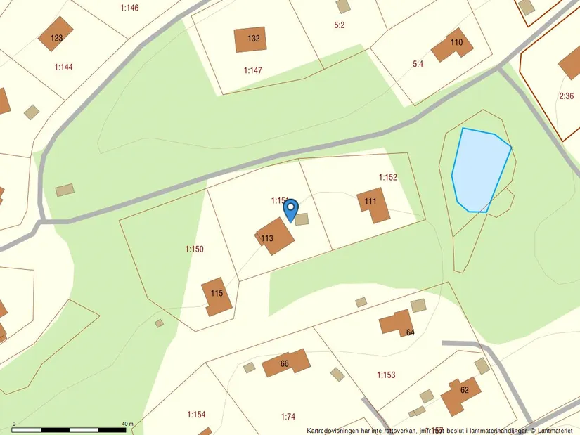 Villa, Skogsborg 113, Skogsborg/Kyrkesund, Tjörn