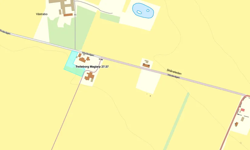 Tomt, Hövdevägen, Trelleborg