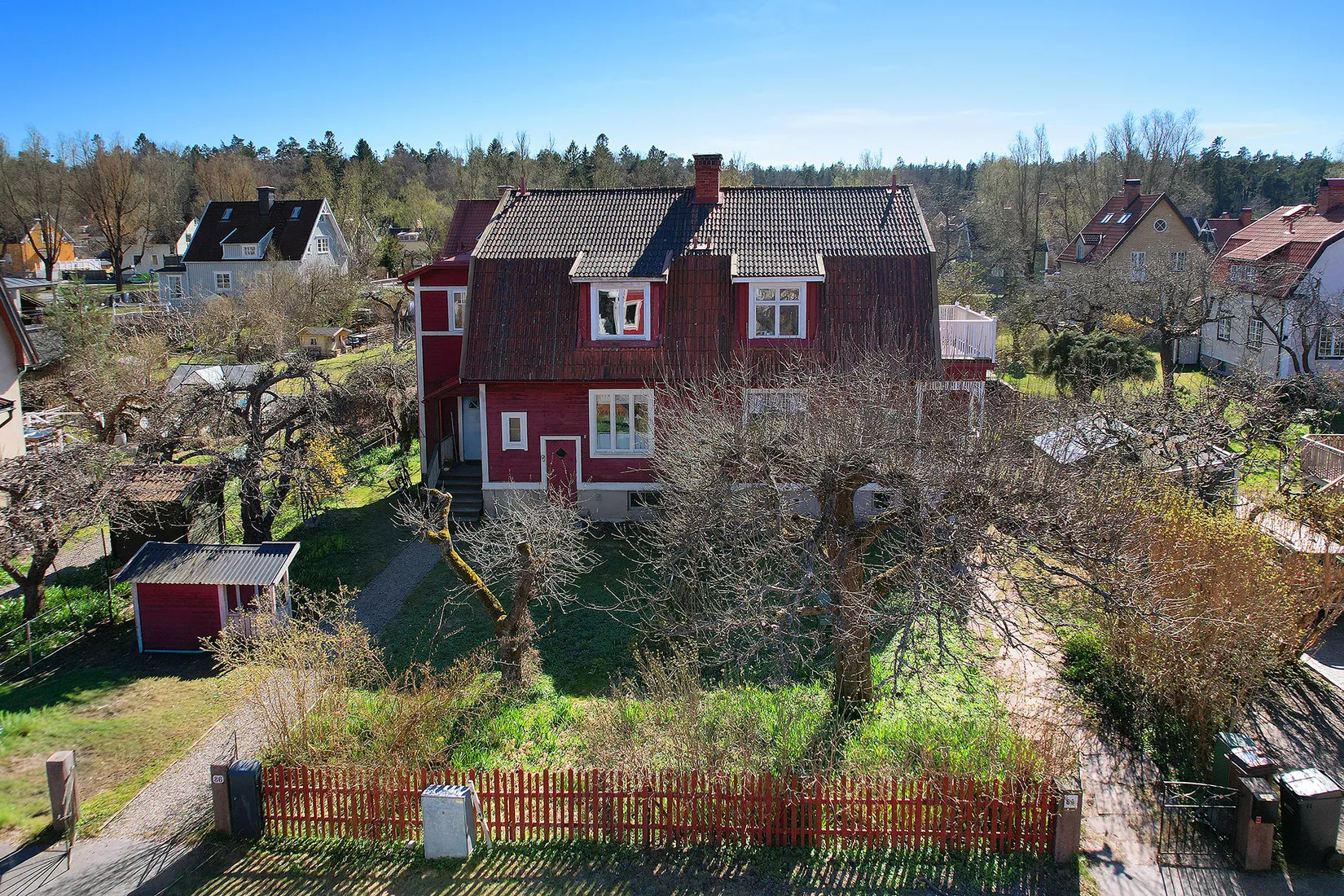 Radhus, Margaretavägen 84, Gamla Enskede, Stockholm