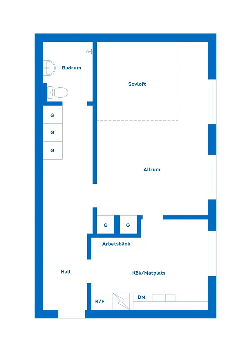 Bostadsrätt, Byggmästaregatan 2G, Långö, Karlskrona