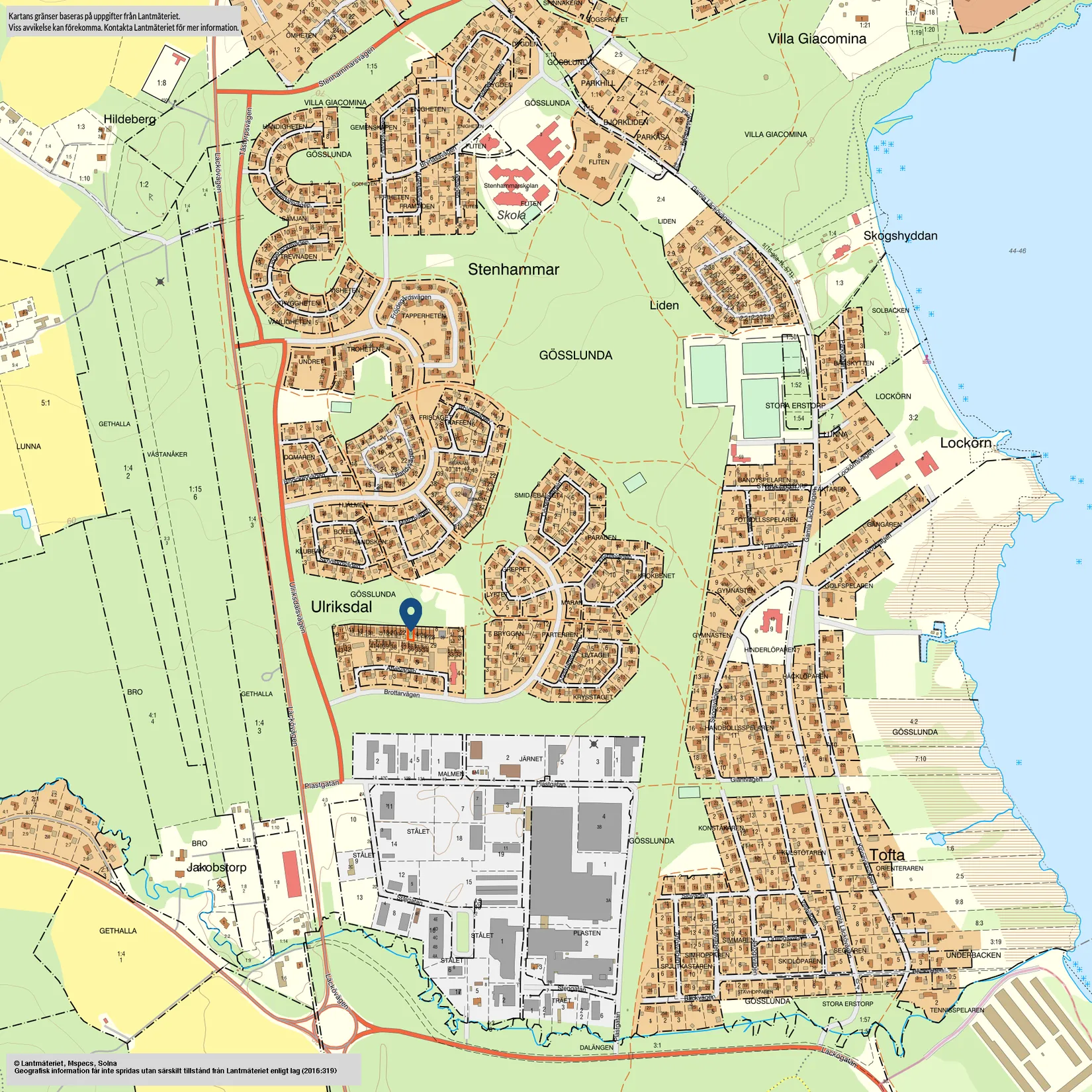 Radhus, Atletvägen 37, Ulriksdal, Lidköping