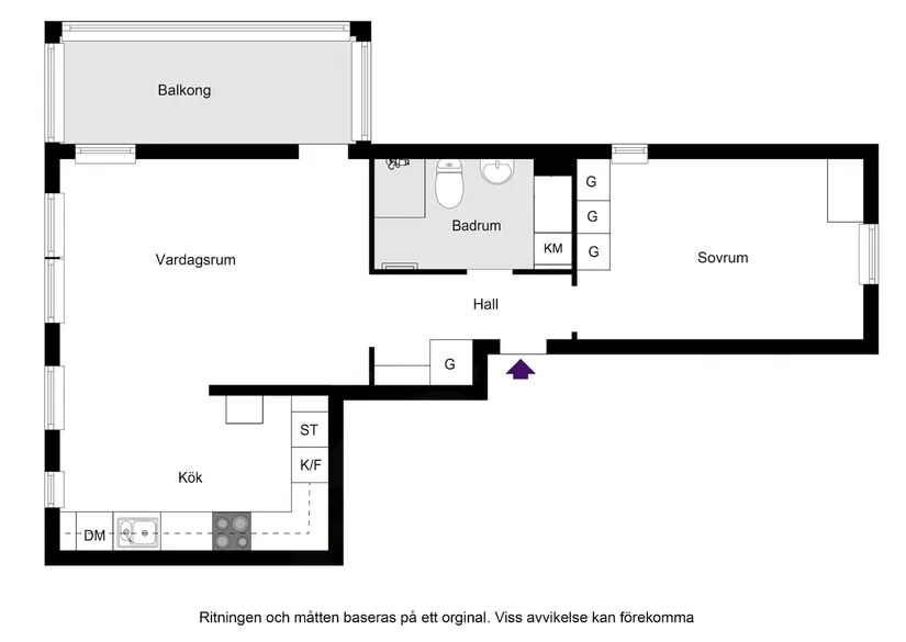 Bostadsrätt, Nockeby backe 2G, Bromma / Nockebyhov, Stockholm