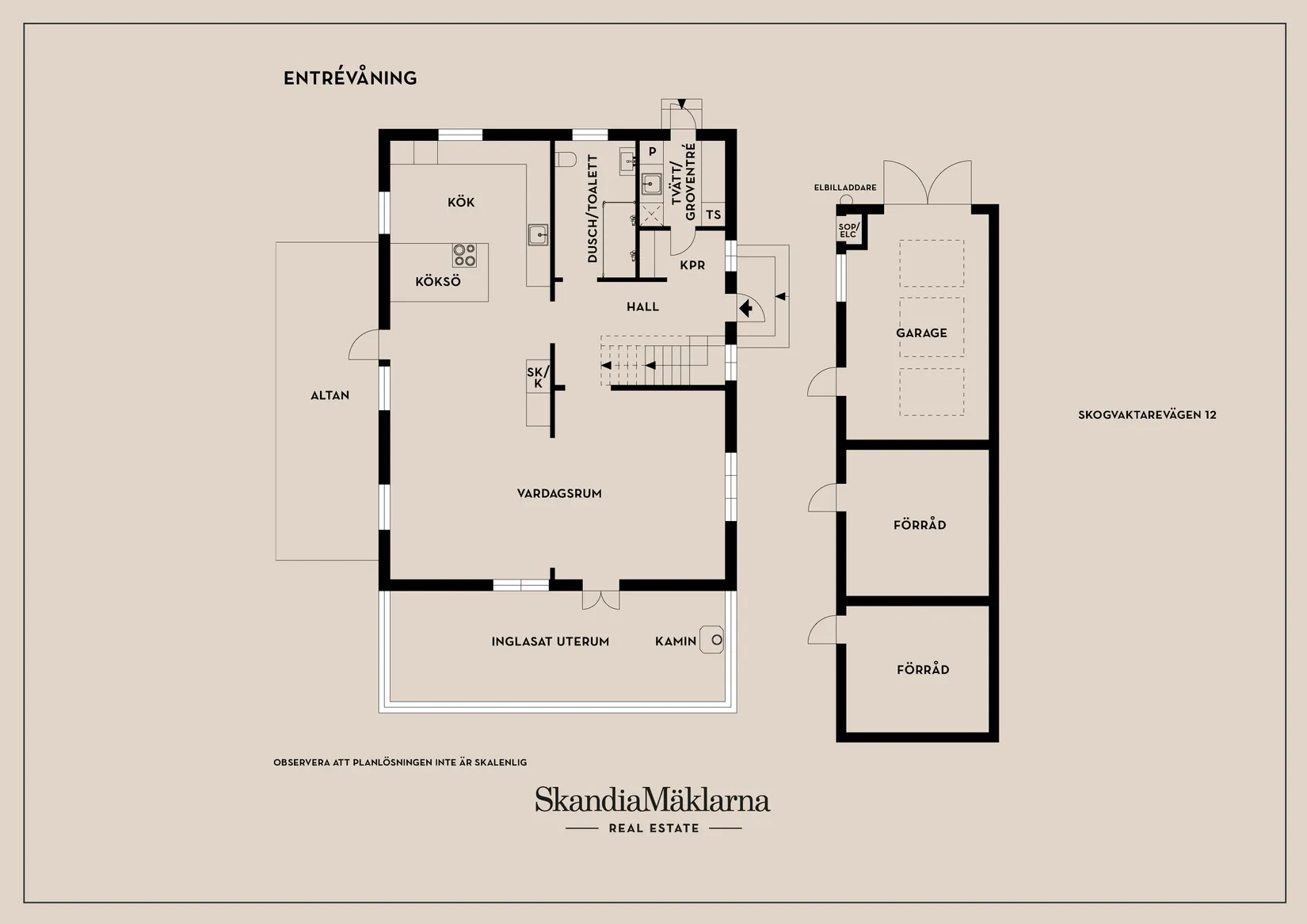 Villa, Skogvaktarevägen 12, Västantorp, Åtvidaberg