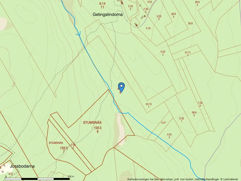 Gård/Skog, enligt skogsbruksplan, Gärdebyn, Rättvik
