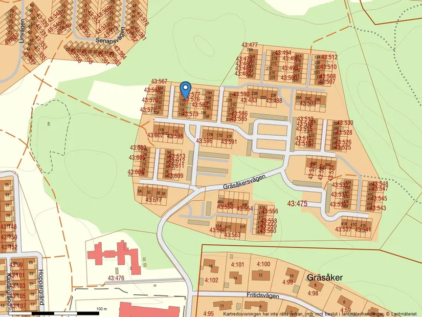 Villa, Radhus, Gräsåkersvägen 15B, Ekerö Gräsåker, Ekerö
