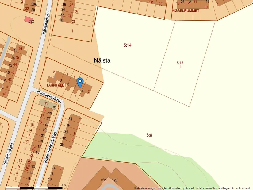 Villa, Radhus, Hagmarksvägen 7, Nälsta, Stockholm