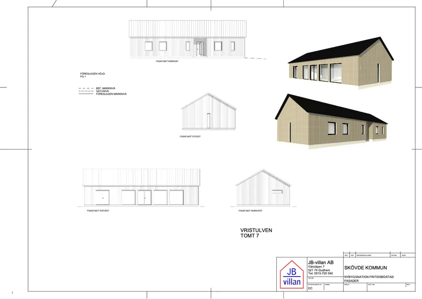 Villa, Vristulven Mejbostrand 12, Vristulven, Skövde