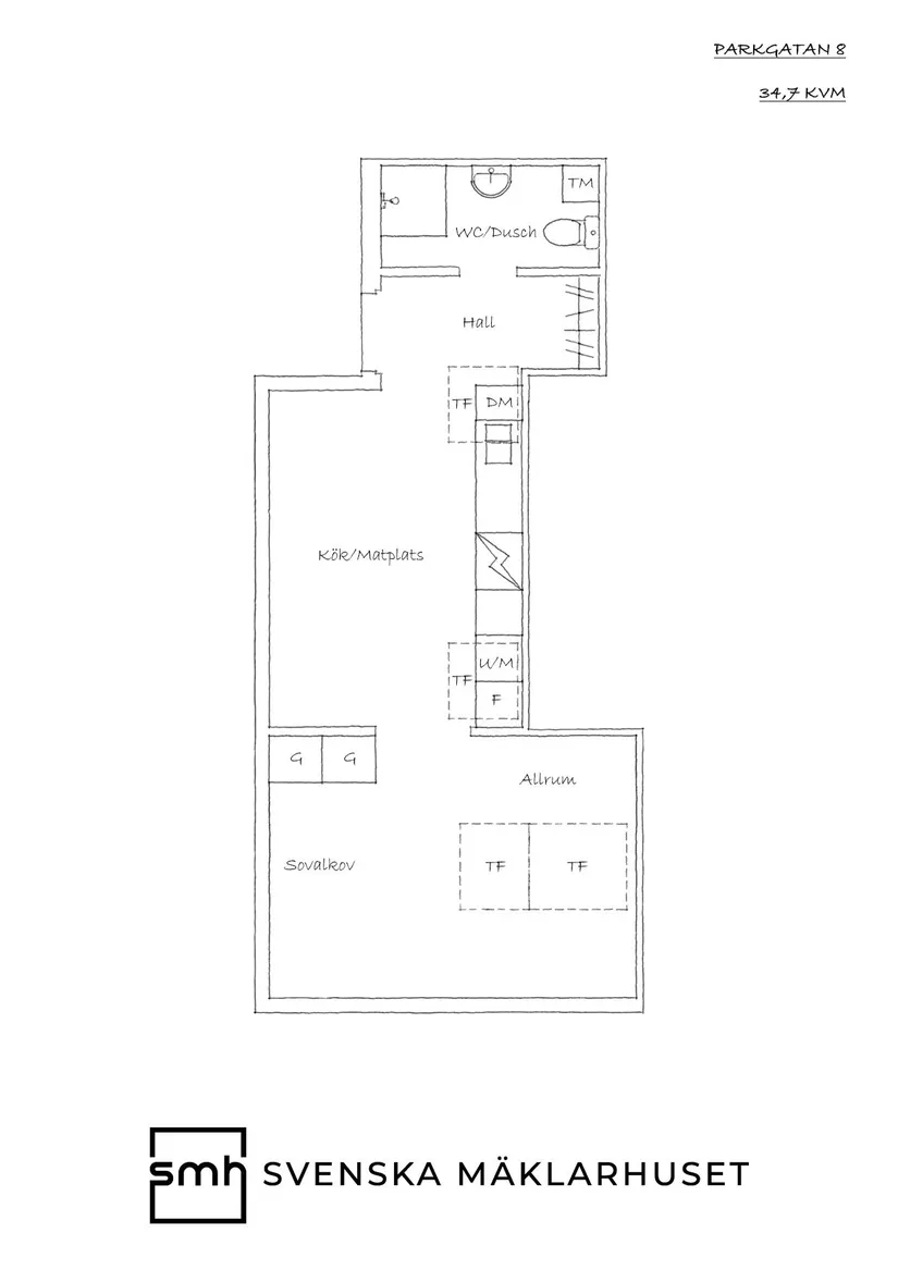 Bostadsrätt, Parkgatan 8, Heden - Lorensberg, Göteborg