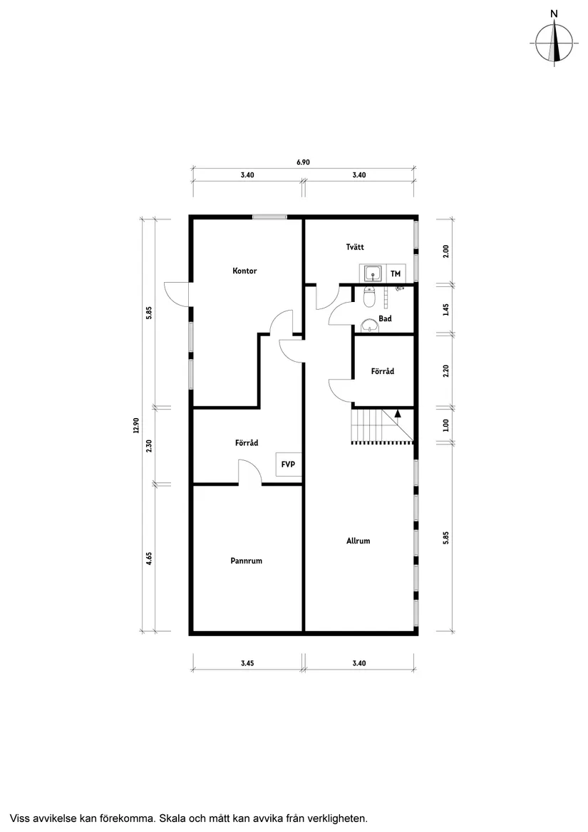Villa, Kronoparksvägen 6, Hede, Kungsbacka