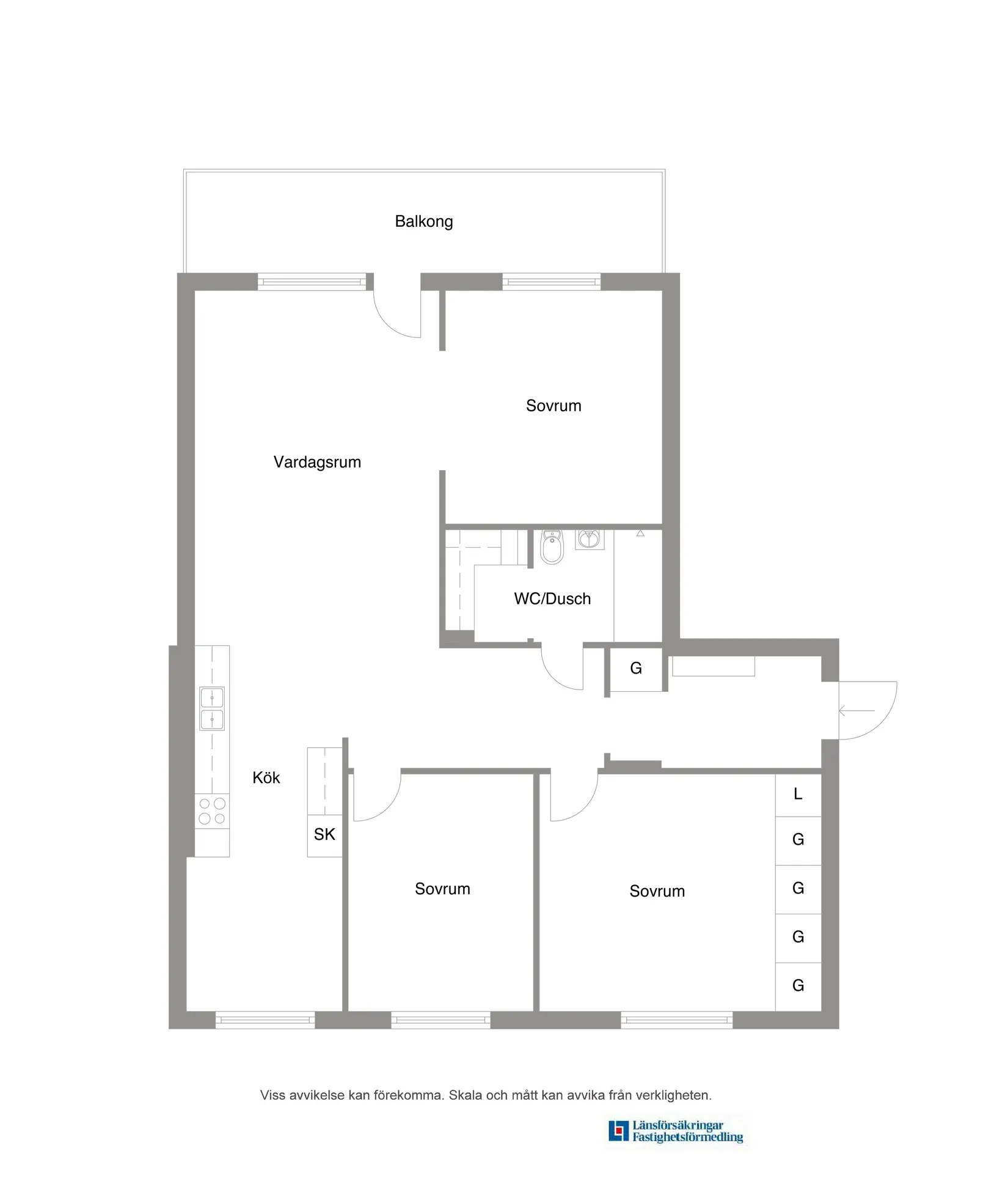 Bostadsrätt, Odensvivägen 6B, Nyckelberget, Köping