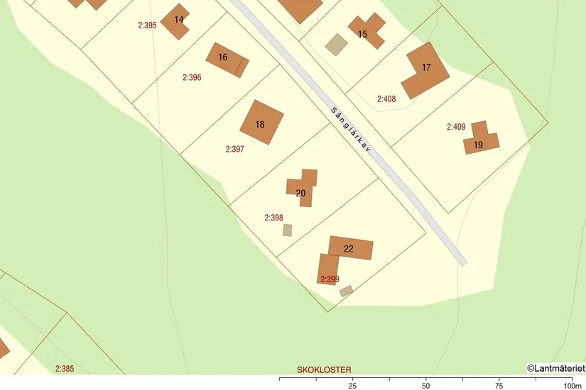 Villa, Sånglärkavägen 20, Skokloster Söderskogen, Håbo