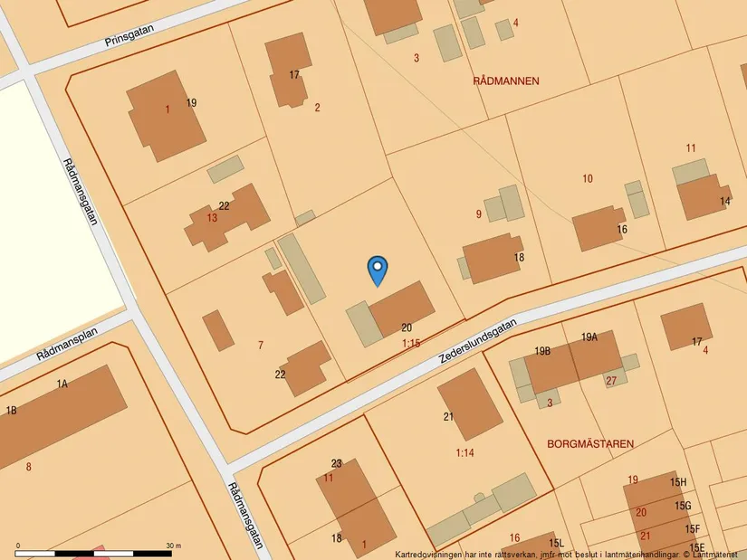 Villa, Zederslundsgatan 20, Centralt, Motala