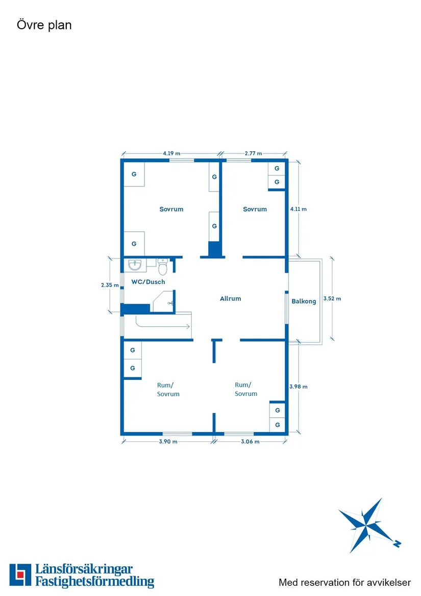Villa, Zederslundsgatan 20, Centralt, Motala